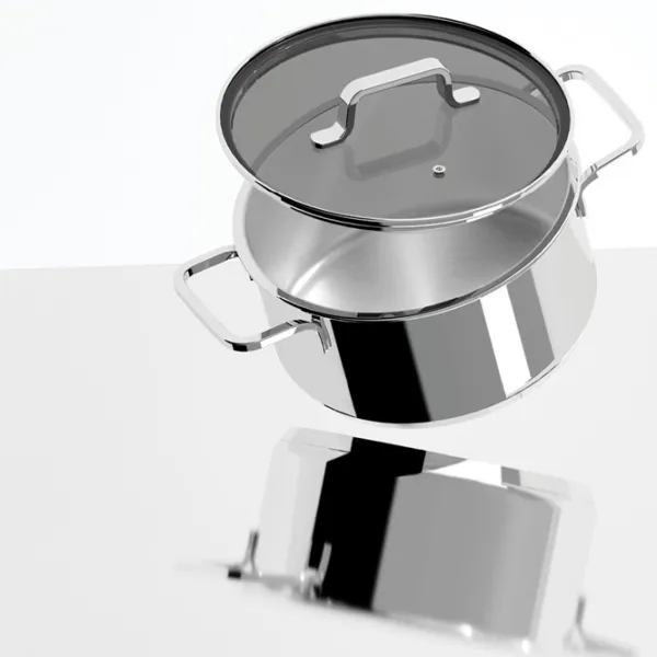 Кастрюля BergHOFF Helix 10л Нержавеющая сталь / Стальной photo 4 Кастрюля BergHOFF Helix 10л Нержавеющая сталь / Стальной photo 4
